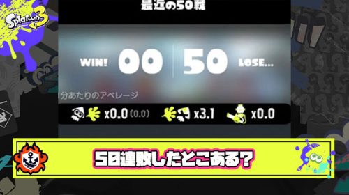 【疑問】全然勝てなくて50連敗した ← これたまに言ってるヤツいるけど実際に利敵以外で可能なのか？