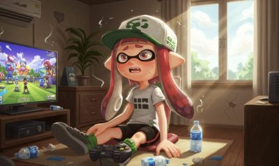 【超注意】スプラやってるぐらいなら平気っしょ！じゃなくて部屋が暑かったらちゃんとエアコンつけてゲームしよう？【熱中症対策】